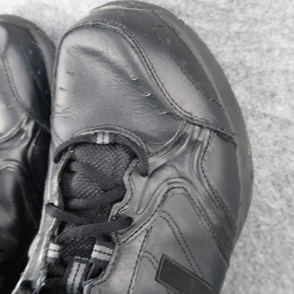 New Balance Shoes Mens 13 Athletic Trainers 624 Active Sneaker Black Leather 4E